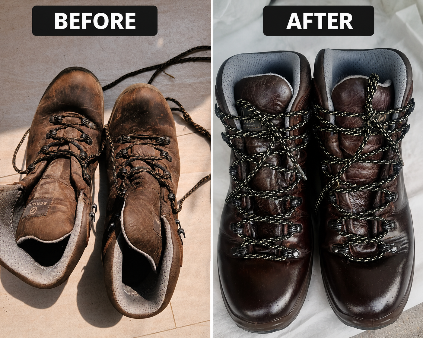 Premium bag repair result